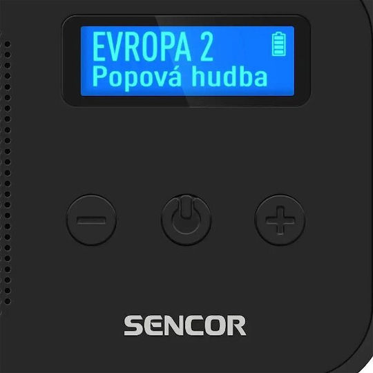 Sencor SRD 7200 B Επιτραπέζιο Ραδιόφωνο DAB+ με USB Μαύρο