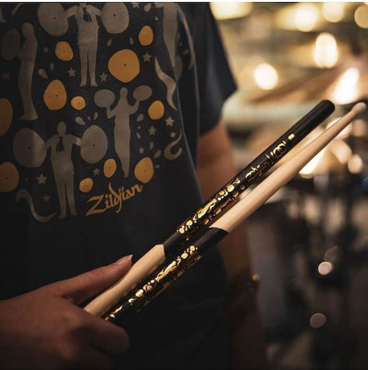 Zildjian Plastice Bețe Tobe 5A cu Vârf de Formă Oval