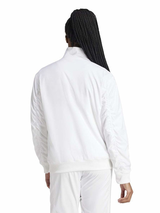 Adidas Women's Short Sports Jacket for Winter White