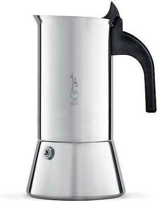 Bialetti Venus Μπρίκι Espresso 6cups Inox Ασημί