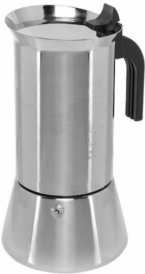 Bialetti Venus Stovetop Espresso Pot 2 Cups Inox Brown