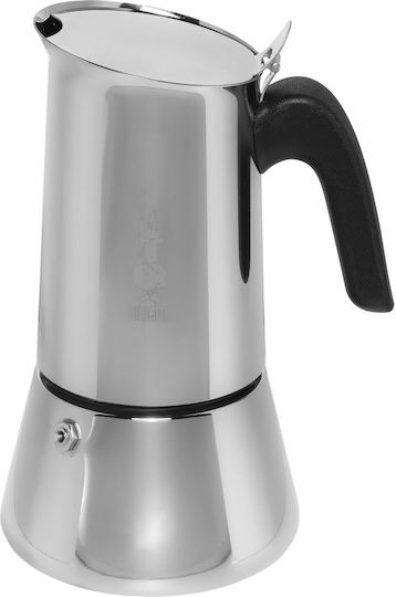 Bialetti New Venus Induction Μπρίκι Espresso 10cups Ασημί