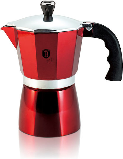 Berlinger Haus Μπρίκι Espresso 3cups Κόκκινο