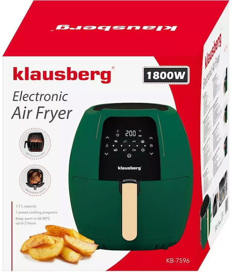 Klausberg Heißluftfritteuse 7.7Es Grün KB-7596