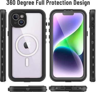 Shellbox Back Cover Silicone Waterproof Black (iPhone 14)