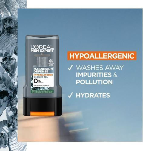 L'Oreal Paris Men Expert Magnesium Defence Gel De Duș Pentru Bărbați 300ml