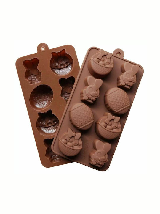 Sugar Love No Coating Silicone Cupcakes & Muffins 8 Cups Baking Pan 21x10.5x2.5cm