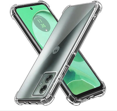 Techsuit Shockproof Clear Задна корица Силикон Прозрачен (Motorola Moto G54) KF2317964