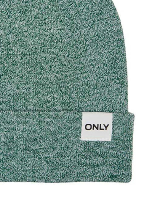 Only Beanie Beanie Knitted in Green color