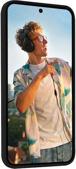 Crong Color Back Cover Σιλικόνης Μαύρο (Galaxy S23 FE)