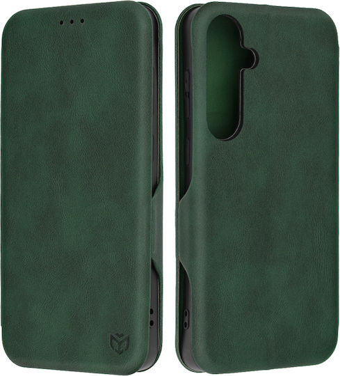 Techsuit Wallet Synthetic Leather Green (Samsung Galaxy S24 Plus)