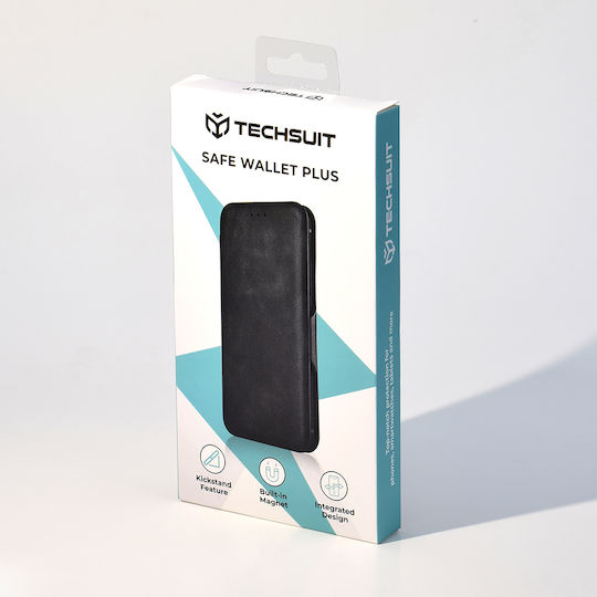 Techsuit Wallet Synthetic Leather Green (Samsung Galaxy S24 Plus)