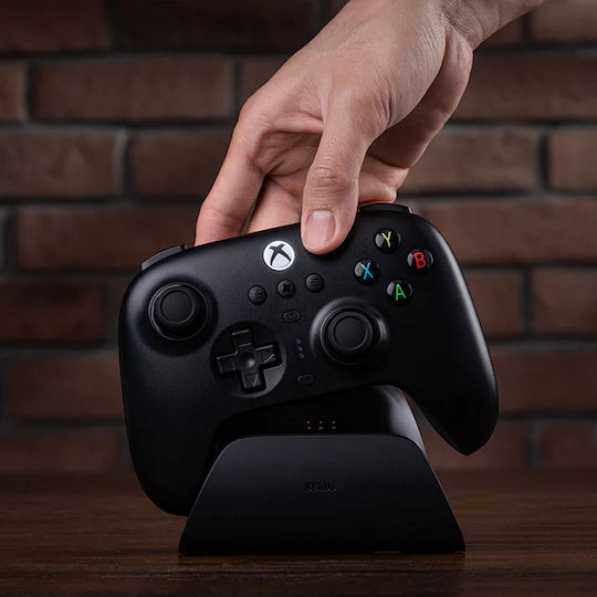 8Bitdo Ultimate With Charging Dock Ασύρματο & Ενσύρματο Gamepad για Android / PC / Xbox Series / iOS Μαύρο