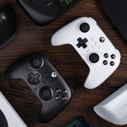 8Bitdo Ultimate With Charging Dock Ασύρματο & Ενσύρματο Gamepad για Android / PC / Xbox Series / iOS Μαύρο