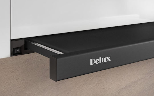 Delux Retractable Vent Hood 60cm Black
