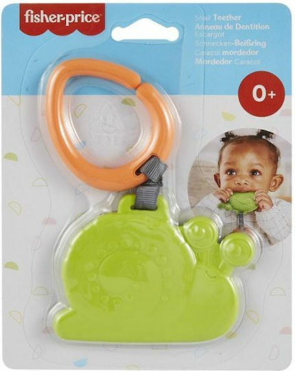 Fisher Price Snail Μασητική Κουδουνίστρα Οδοντοφυΐας από Πλαστικό για 0 m+ Σαλιγκάρι