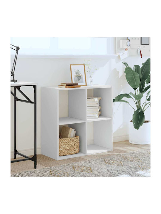 Bookcase White 68.5x32x68.5cm