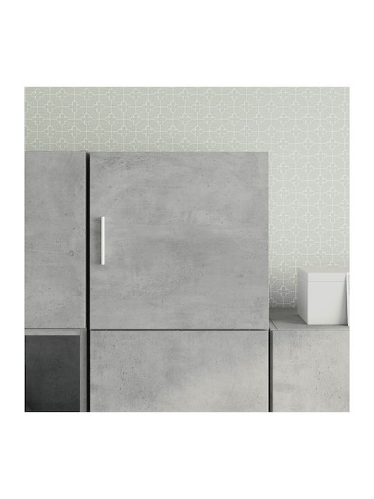 Wand Kremasto Noutlapi Salonio Apo Moiresanida Gray 40x42.5x40cm