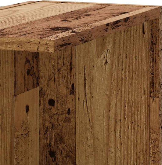 Eckiges Wandregal Braune 50x50x179cm