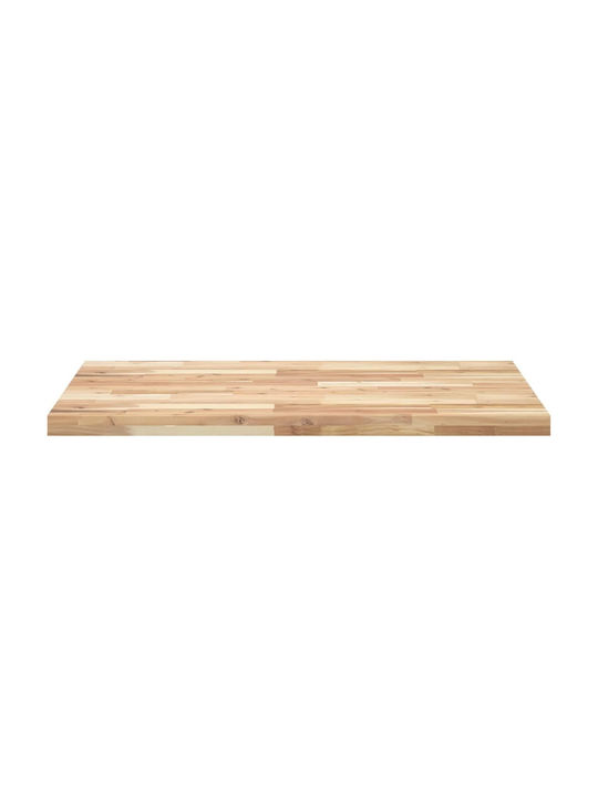 vidaXL Rectangular Office Desk Surface made of Solid Wood Acacia 80x70x4cm 4008794 1pcs