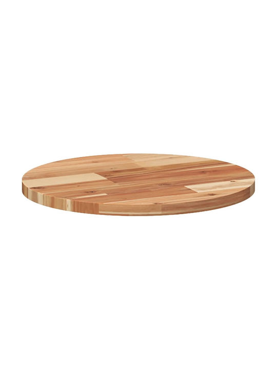 vidaXL Rund Tischoberfläche aus Massivholz Acacia 40x40x2cm 4008694 1Stück