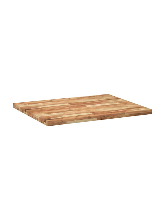 vidaXL Rectangular Office Desk Surface made of Solid Wood Acacia 100x80x4cm 4008865 1pcs