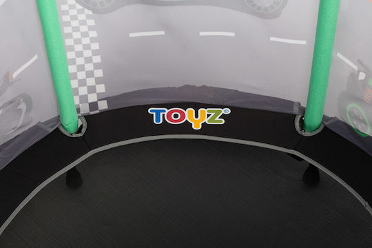 Toyz Τραμπολίνο Παιδικό Διαμέτρου 128εκ. με Προστατευτικό Δίχτυ
