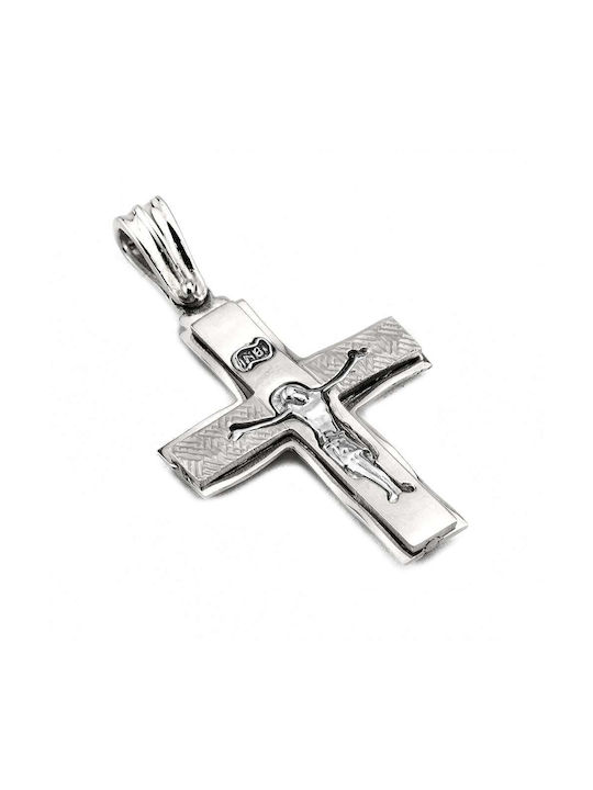 Goldsmith Men's Gold Cross 14K Double Sided with the Crucified