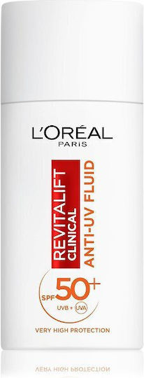 L'Oreal Paris Revitalift Clinical Αντιγηραντική Λεπτόρρευστη Κρέμα Προσώπου Ημέρας με SPF50 με Βιταμίνη C 50ml