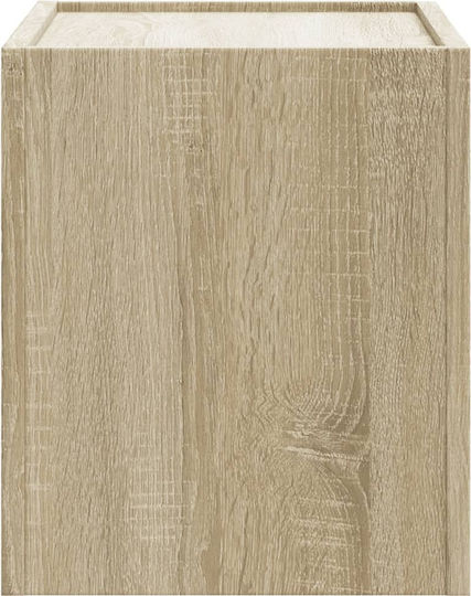 Комоди Дървени Дъб Сонома 2бр 45x30x35см