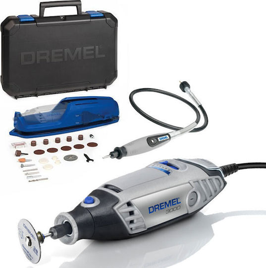 Dremel 3000 (3000-1/25 EZ) Περιστροφικό Πολυεργαλείο 130W με Ρύθμιση Ταχύτητας