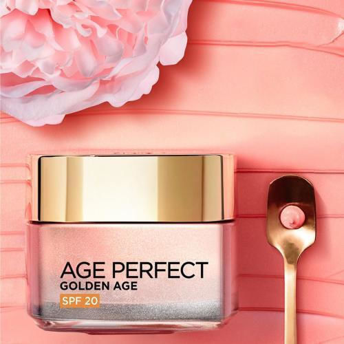 L'Oreal Paris Age Perfect Golden Age Reich Creme Gesicht Tag mit SPF20 für Trocken Haut 50ml