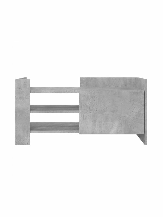 Έπιπλο Τηλεόρασης Γκρι Μ80xΠ35xΥ40cm