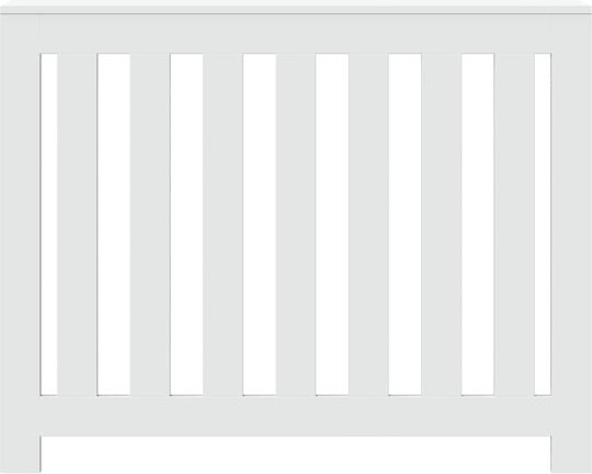 vidaXL Husă Pentru Radiator Din PAL Alb 104x20x82cm