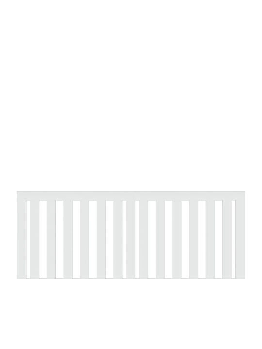 vidaXL Husă Pentru Radiator Din PAL Alb 175x20x82cm