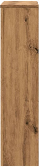vidaXL Brown Particleboard Radiator Cover 78x20x82cm