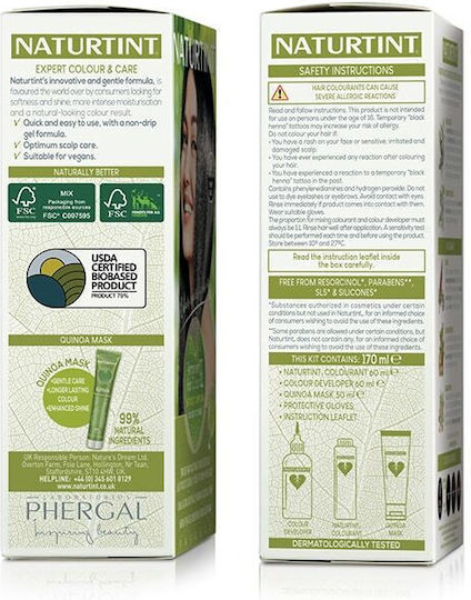 Ammonia-Free Hair Dye 7G Golden Blonde 170ml 7gr