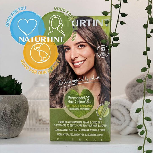 Naturtint Vopsea De Păr Fără Amoniac 6n Blond Închis 170ml