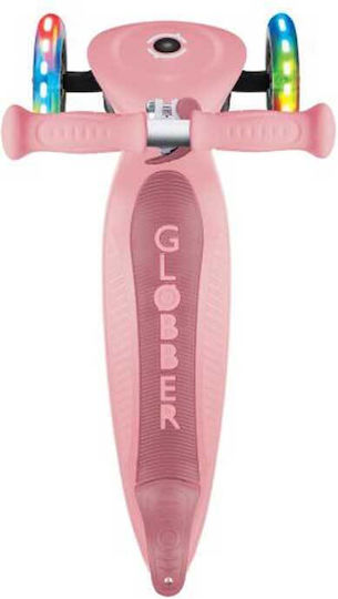 Globber Kids Scooter Foldable Primo 3-Wheel for 3+ Years Pink