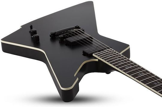 Schecter E-1 Sls Set Electric Guitar Explorer Black with Case