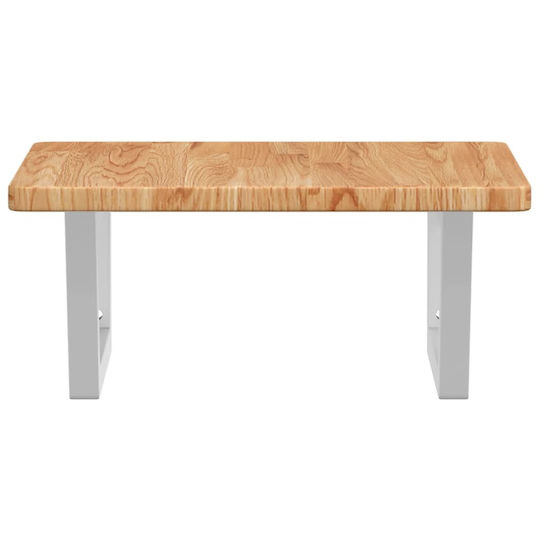 vidaXL Πάγκος χωρίς Νιπτήρα Μ50xΒ50xΥ2.5cm Καφέ