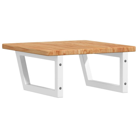 vidaXL Πάγκος χωρίς Νιπτήρα Μ50xΒ50xΥ2.5cm Καφέ