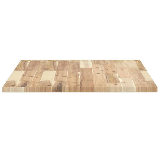 vidaXL Countertop without Sink L80xW60xH2cm Solid Acacia