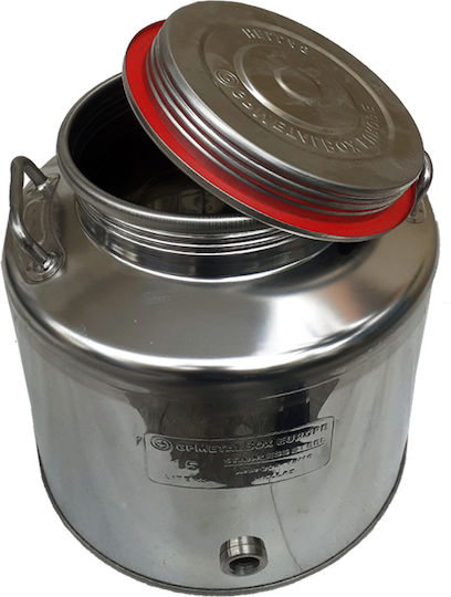 Metal Box Съд Inox 38SL180 Отворен връх/плоско дъно с Tap 30лт 38SL180-30