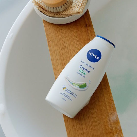 Nivea Creme Aloe Κρεμώδες Αφρόλουτρο με Aloe Vera Καταπραϋντικό 650ml