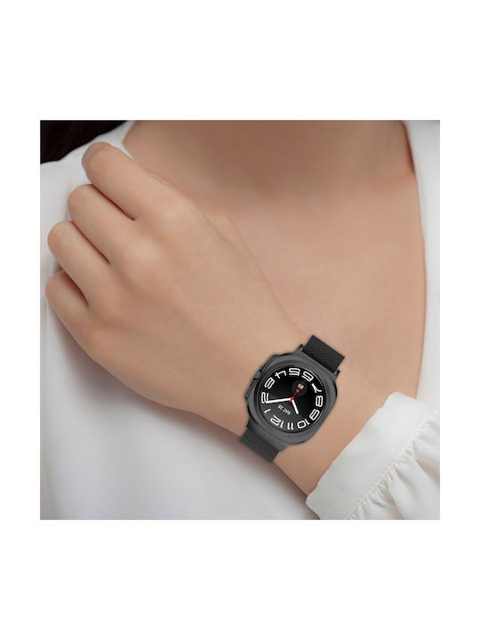 Tech-Protect Milaneseband Curea Oțel inoxidabil Argintiu (Galaxy Watch Ultra)