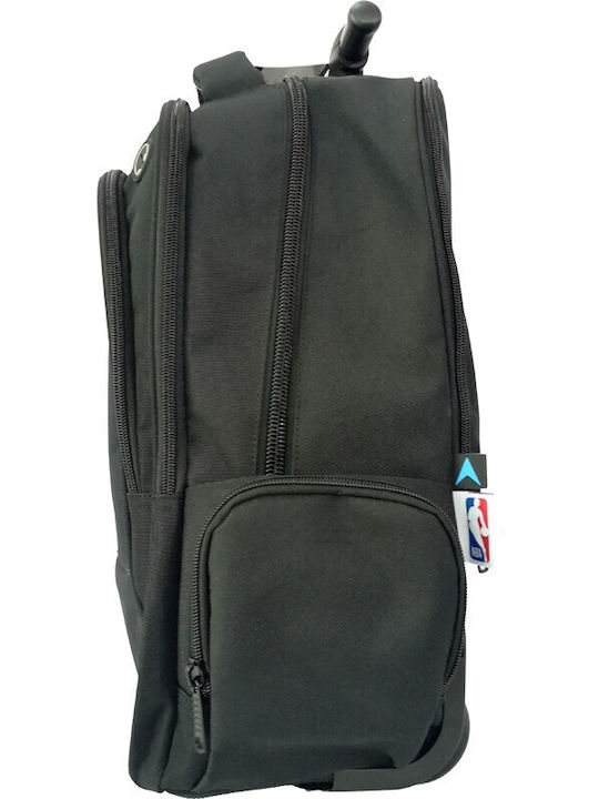 NBA School Trolley Bag for Elementary with Water Bottle Holder Red 30L 33 x 28 x 48cm