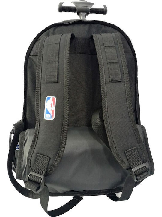 NBA School Trolley Bag for Elementary with Water Bottle Holder Red 30L 33 x 28 x 48cm