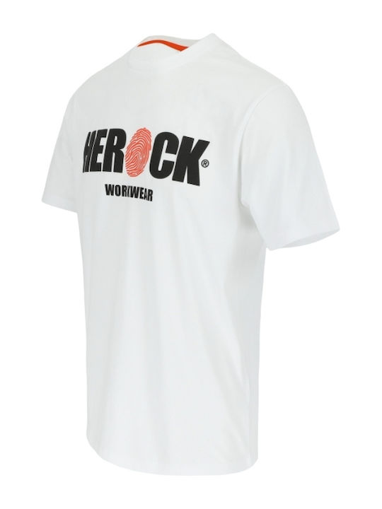 Herock Arbeit T-Shirt Weiß