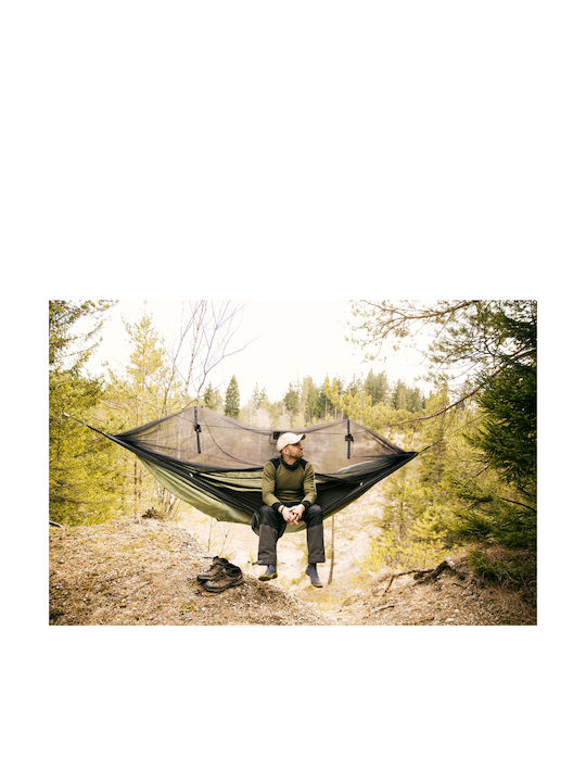 Amazonas Traveller Thermo Xxl Αιώρα King Size Υφασμάτινη Πράσινη 305x160εκ.